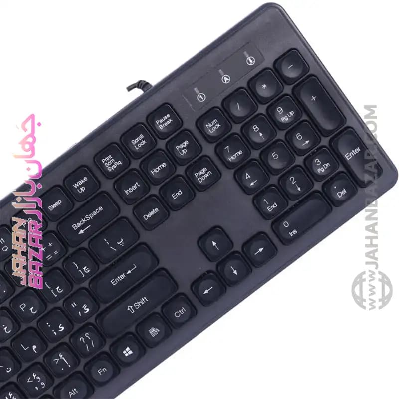 کیبورد سیم دار نوا NOVA مدل NK-101 — تصویر ۲