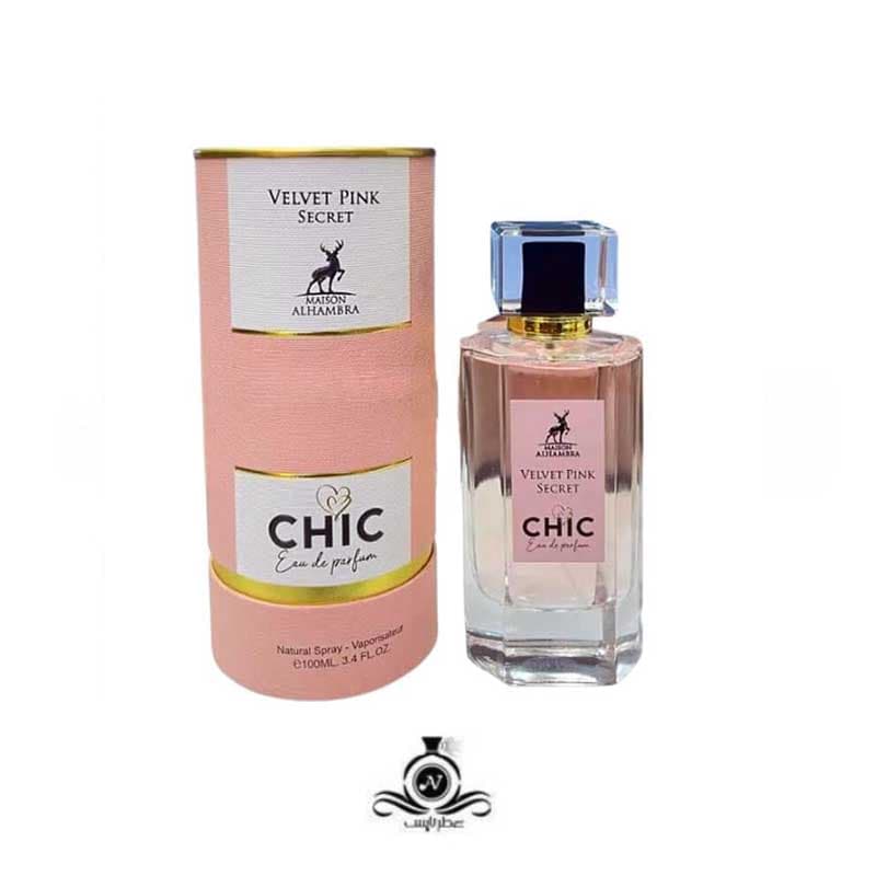 ادکلن زنانه ولوت پینک سکرت چیک الحمبرا Velvet Pink Secret Chic Alhambra