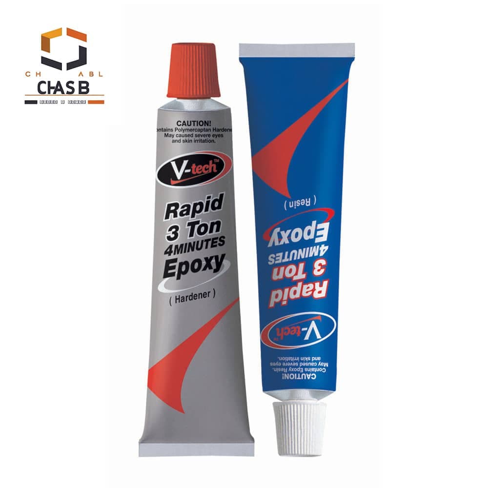 چسب اپوکسی شفاف 3 تن وی تک مدل V-TECH RAPID 3TON EPOXY 28GR – VT-141 — تصویر ۴