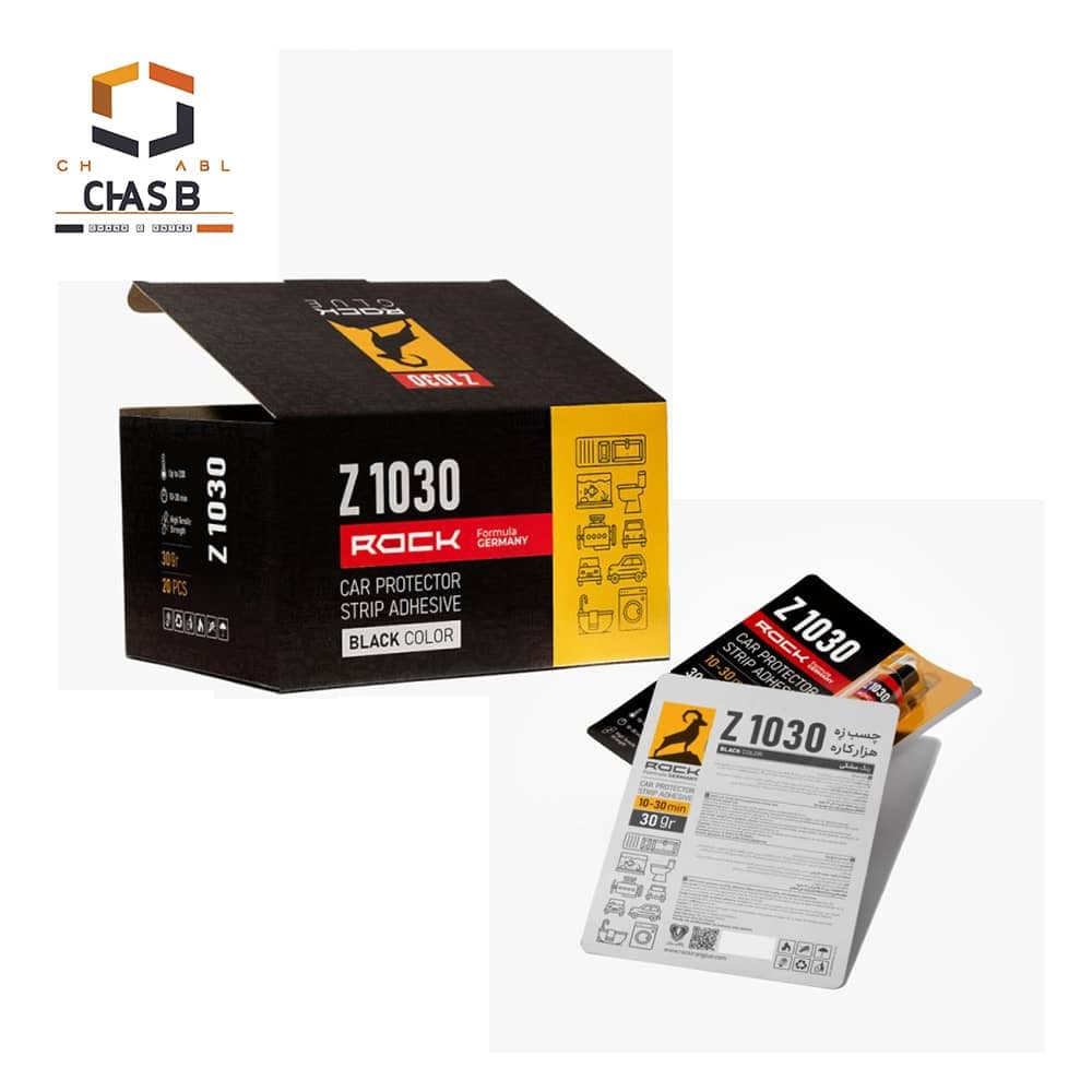 چسب زه خودرو راک مشکی مدل ROCK CAR PROTECTOR STRIP ADHESIVE 30GR – Z1030 — تصویر ۴