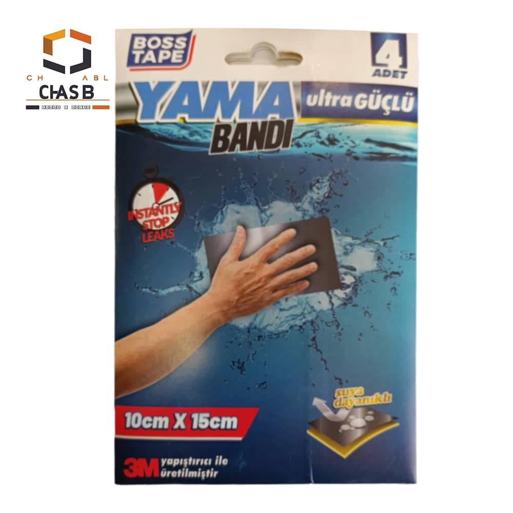 چسب ضد آب فوق قدرتی بسته 4 عددی ULTRA STRONG PATCH TAPE – 10CM*15CM