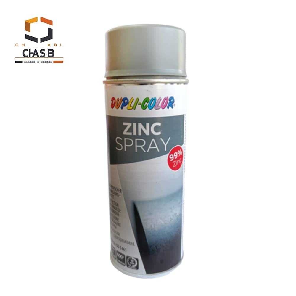 اسپری زینک دوپلی کالر رنگ خاکستری – DUPLI COLOR ZINC SPRAY 400 ML