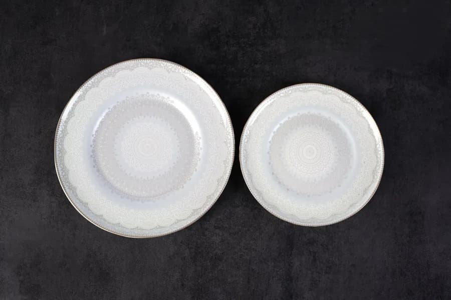 سرویس چینی لورین طرح ابریشم قالب کوئین