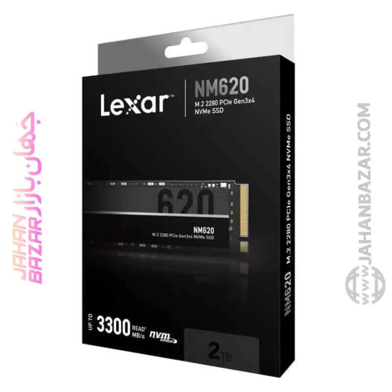 SSD اینترنال PCIe Gen3 x4 دو ترابایت Lexar لکسار مدل NM620 M.2 2280 — تصویر ۵