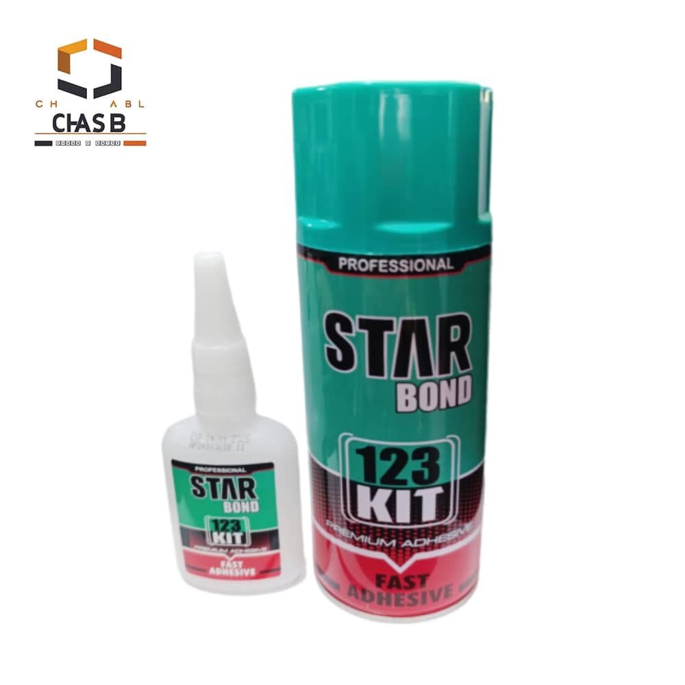 چسب 123 استار باند مدل سبز – STAR BOND 123 KIT PROFESSIONAL ADHESIVE 400ML