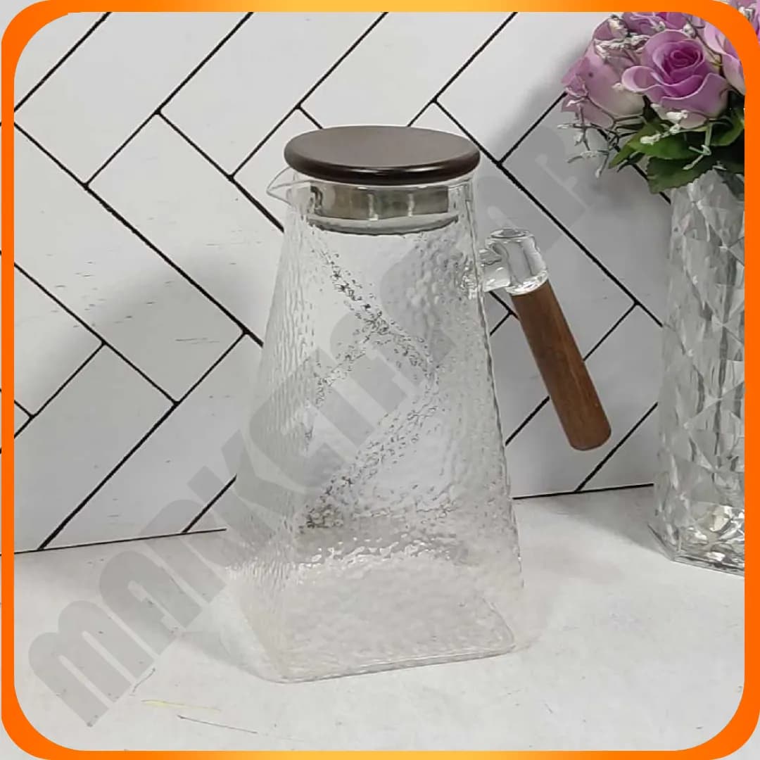 پارچ دسته چوبی مشجر 2 لیتر بلینا