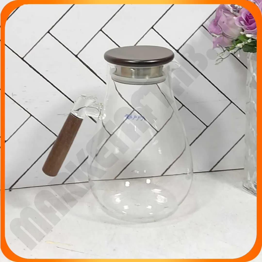 پارچ دسته چوبی تپل 1.6 لیتر بلینا