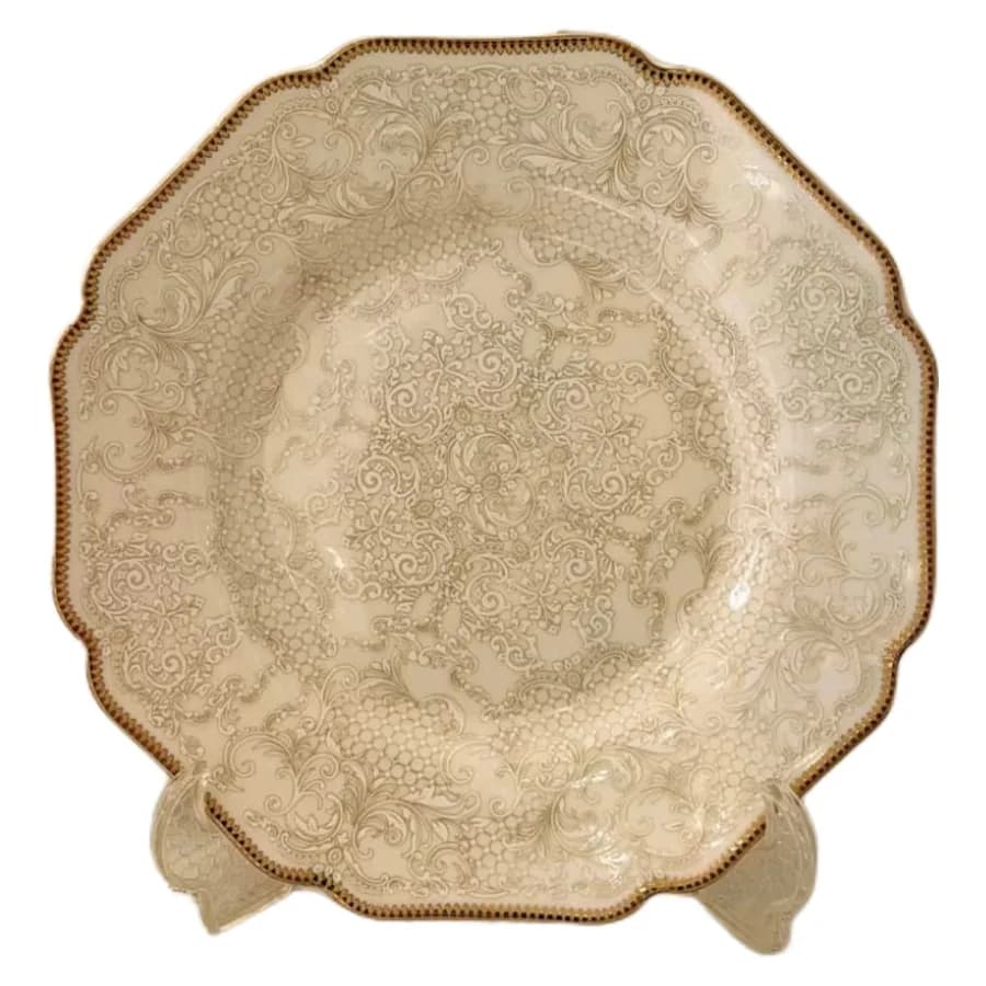 سرویس چینی توس برند ادگار (edgar) لیدیا طلا 12 نفره 101 پارچه