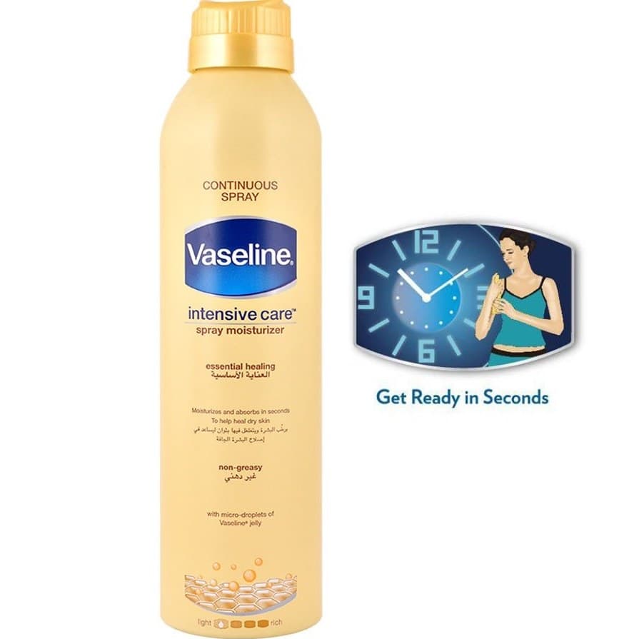 اسپری لوسیون بدن وازلین حاوی رایحه آلوئه ورا Essential Healing — تصویر ۴