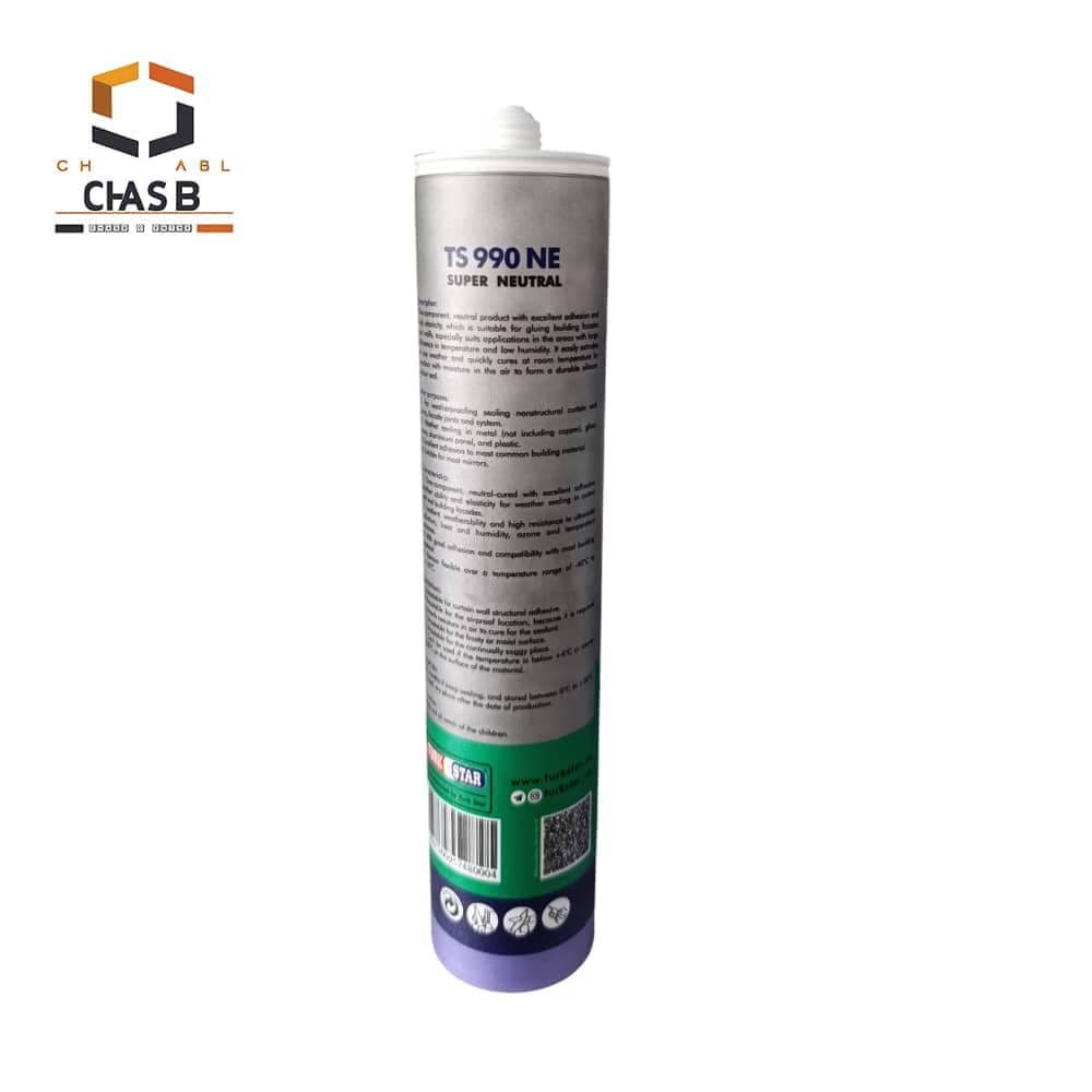 چسب سیلیکون خنثی شفاف ترک استار – TURK STAR SILICONE SUPER NEUTRAL 990 NE — تصویر ۲