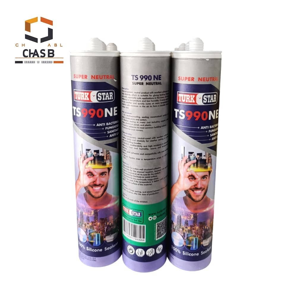 چسب سیلیکون خنثی شفاف ترک استار – TURK STAR SILICONE SUPER NEUTRAL 990 NE — تصویر ۳