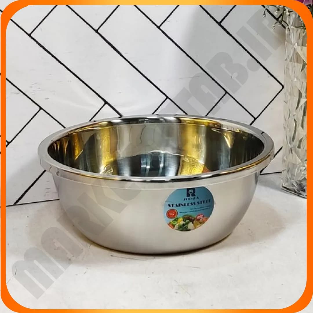 لگن استیل سایز 24 استیل نگیر M2738 زومبا