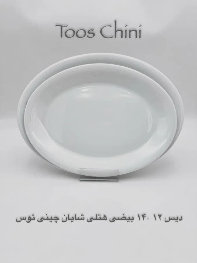 چینی هتلی توس دیس بیضی 12 و 14 شایان