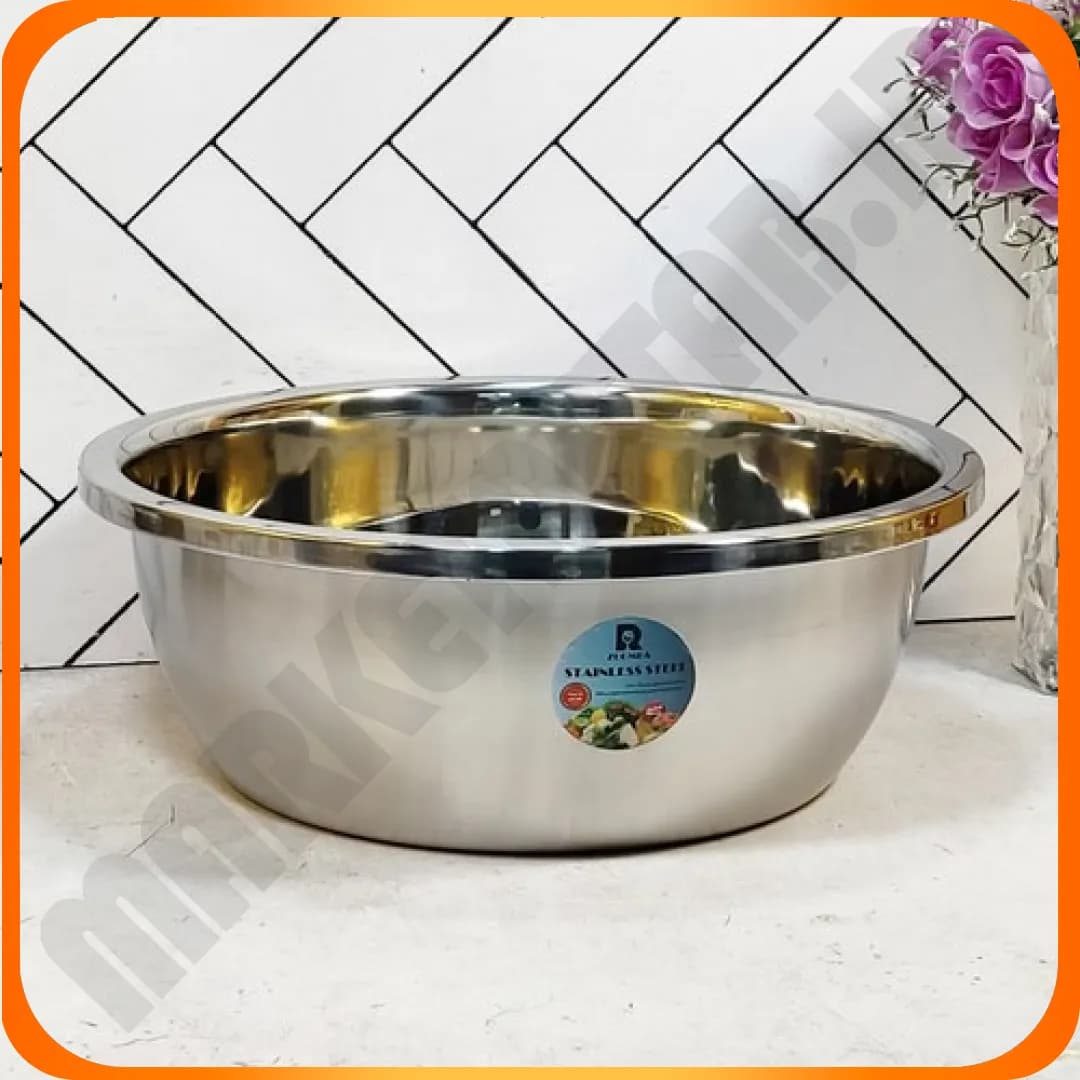 لگن استیل سایز 34 استیل نگیر M2738 زومبا