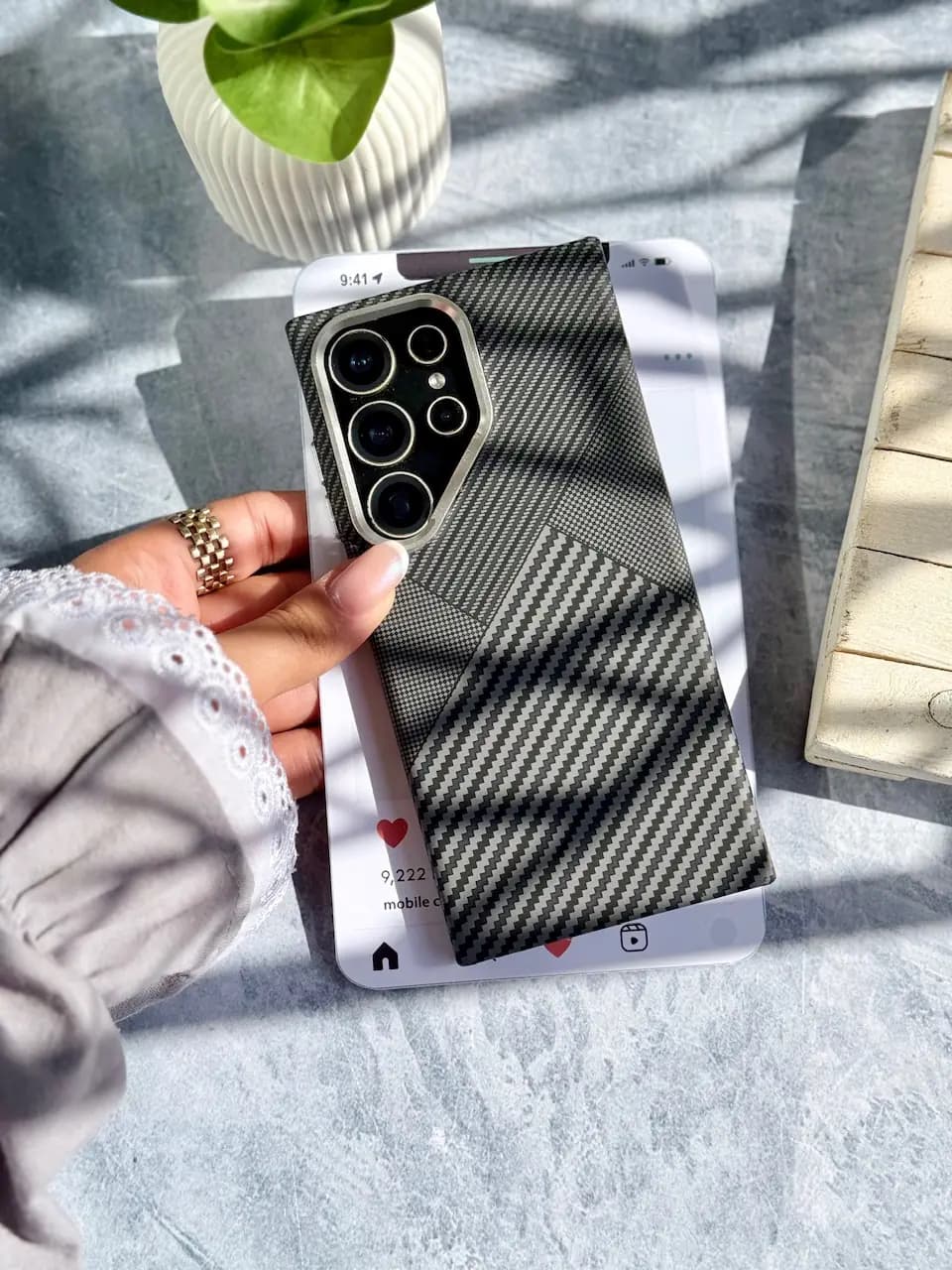 قاب Carbon PC Magnetic (کدC2137)