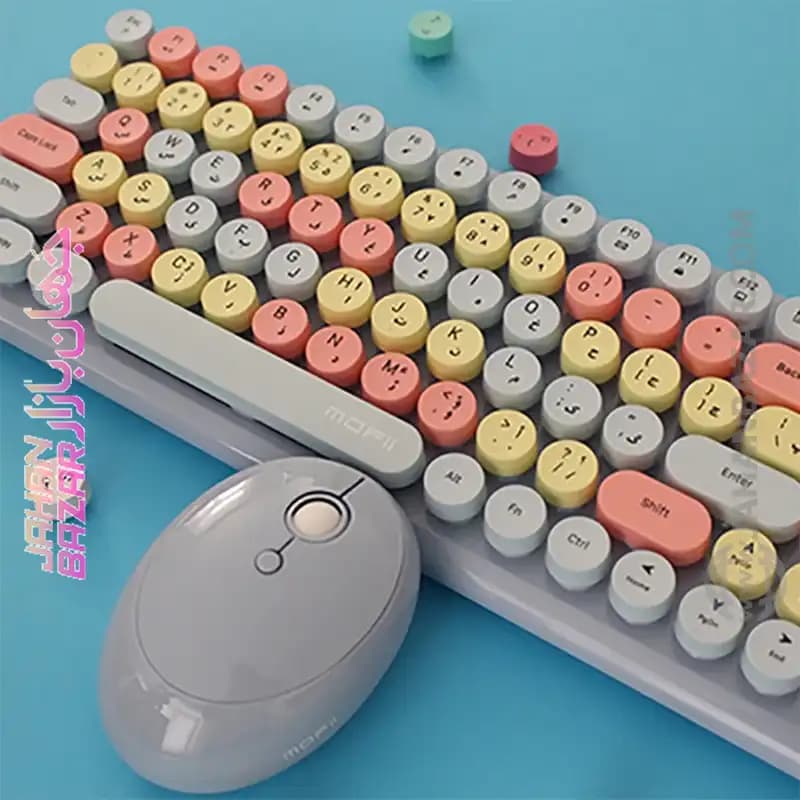 کیبورد و ماوس بی سیم مافی مدل CANDY XR — تصویر ۲