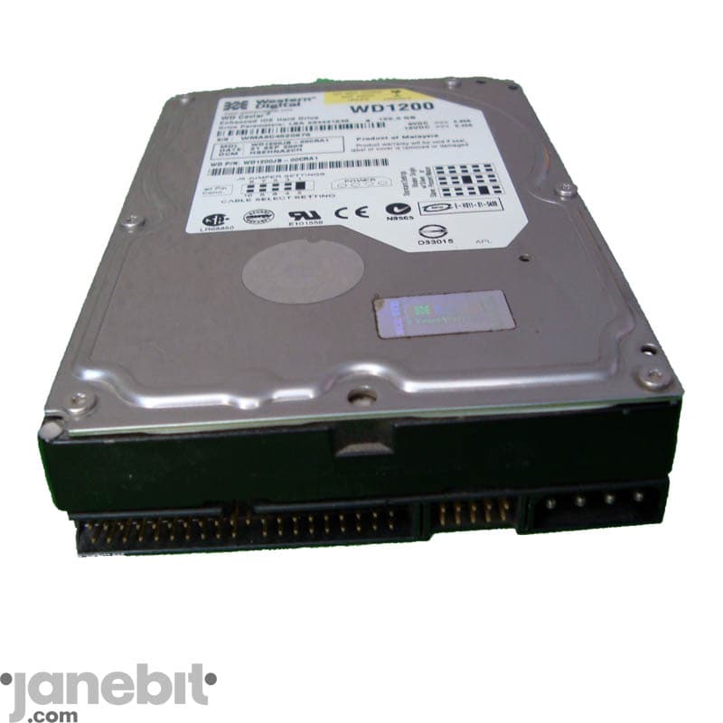 هارد IDE کامپیوتر WD1200JB-00CRA1 ظرفیت 120GB- استوک — تصویر ۲