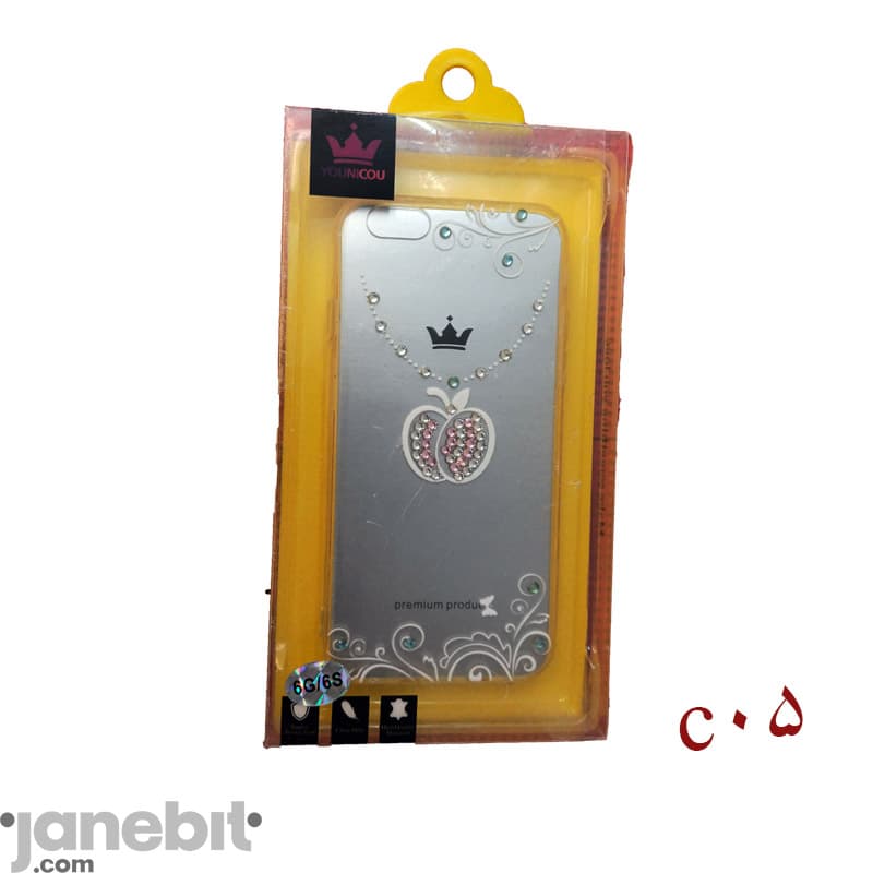 قاب شفاف نگین دار گوشی iPHONE 6/6s برند: YOUNICOU کد:C05