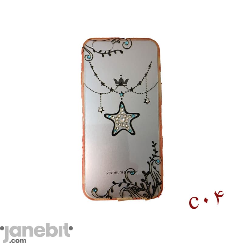 قاب شفاف نگین دار گوشی iPHONE 6/6s برند: YOUNICOU کد:C04 — تصویر ۲