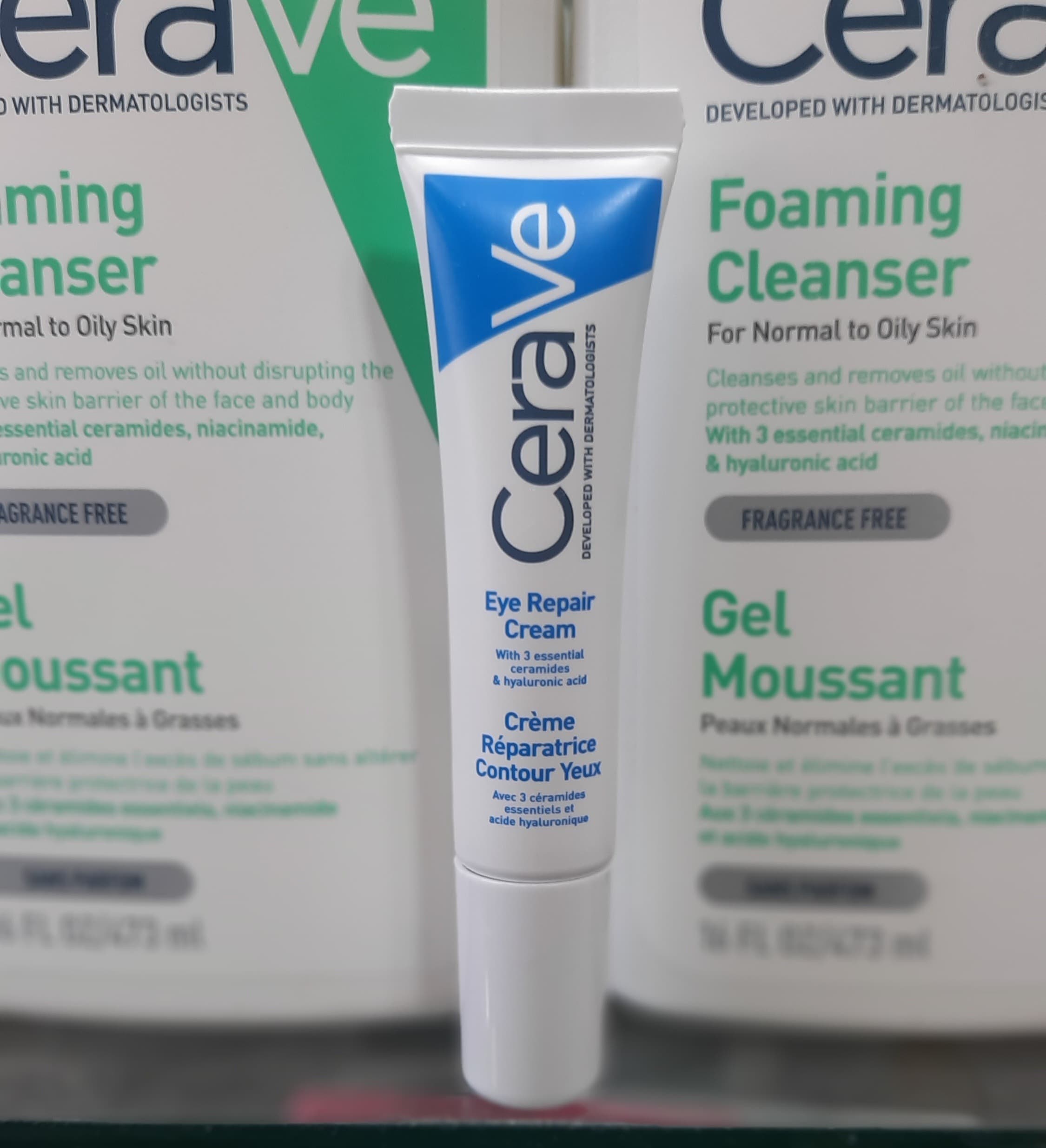 کرم ترمیم کننده دور چشم سراوی حجم ۱۴ml CeraVe Eye Repair Cream (ضمانت اصالت) — تصویر ۳