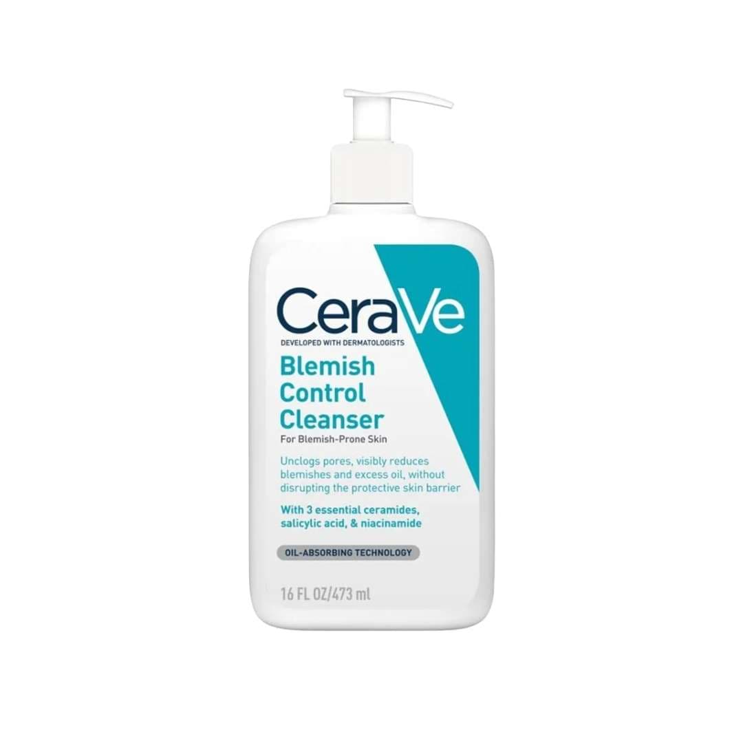 ژل شستشو سراوی CeraVe مدل Blemish Control (کنترل جوش و چربی )حجم۴۷۳ml ضمانت اصالت