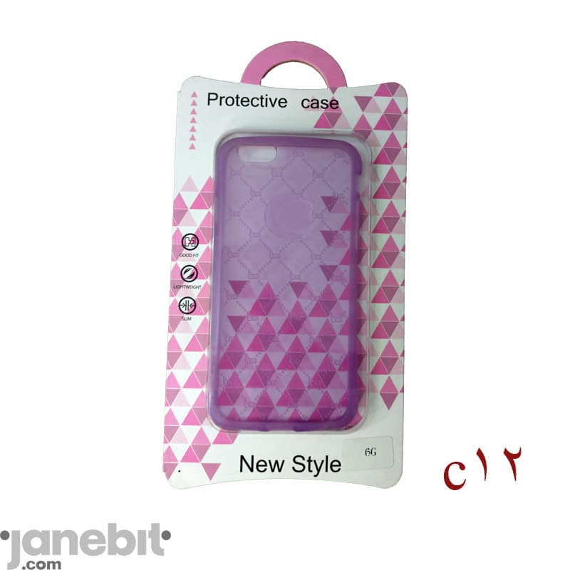 قاب شفاف رنگی پشت گوشی iPHONE 6/6s برند: NEW STYLE کد:C12 — تصویر ۲