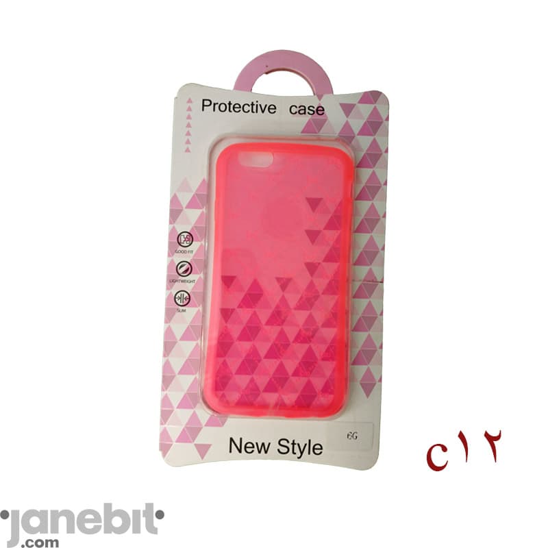 قاب شفاف رنگی پشت گوشی iPHONE 6/6s برند: NEW STYLE کد:C12
