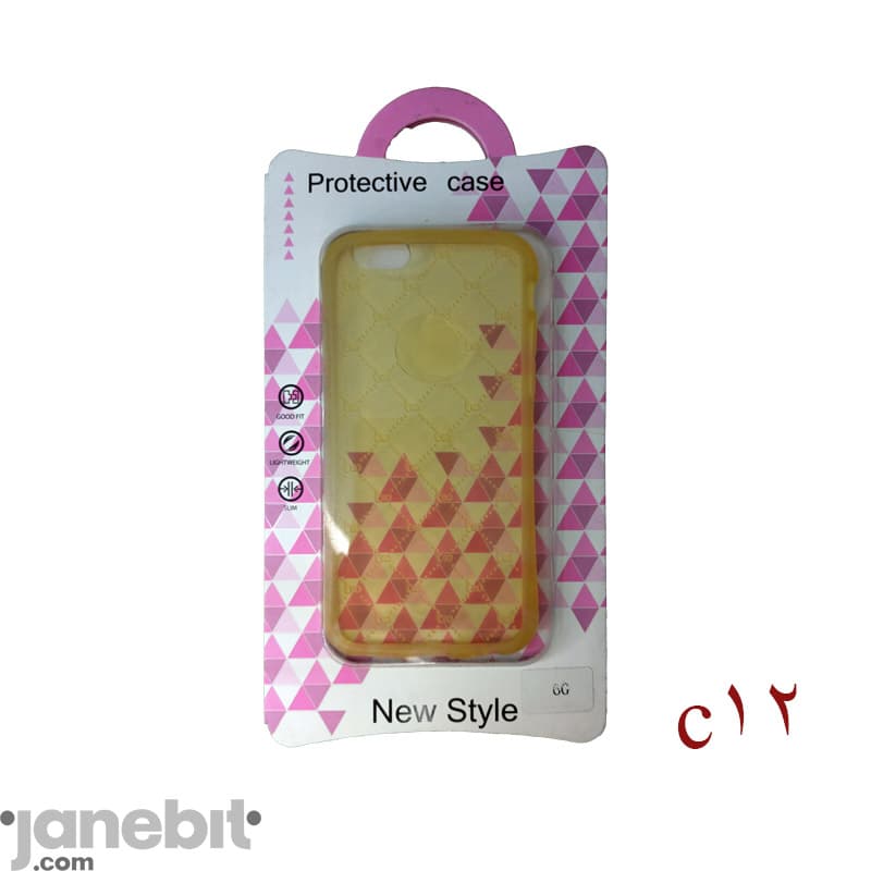 قاب شفاف رنگی پشت گوشی iPHONE 6/6s برند: NEW STYLE کد:C12 — تصویر ۴