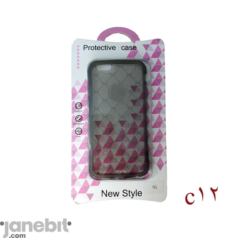 قاب شفاف رنگی پشت گوشی iPHONE 6/6s برند: NEW STYLE کد:C12 — تصویر ۳
