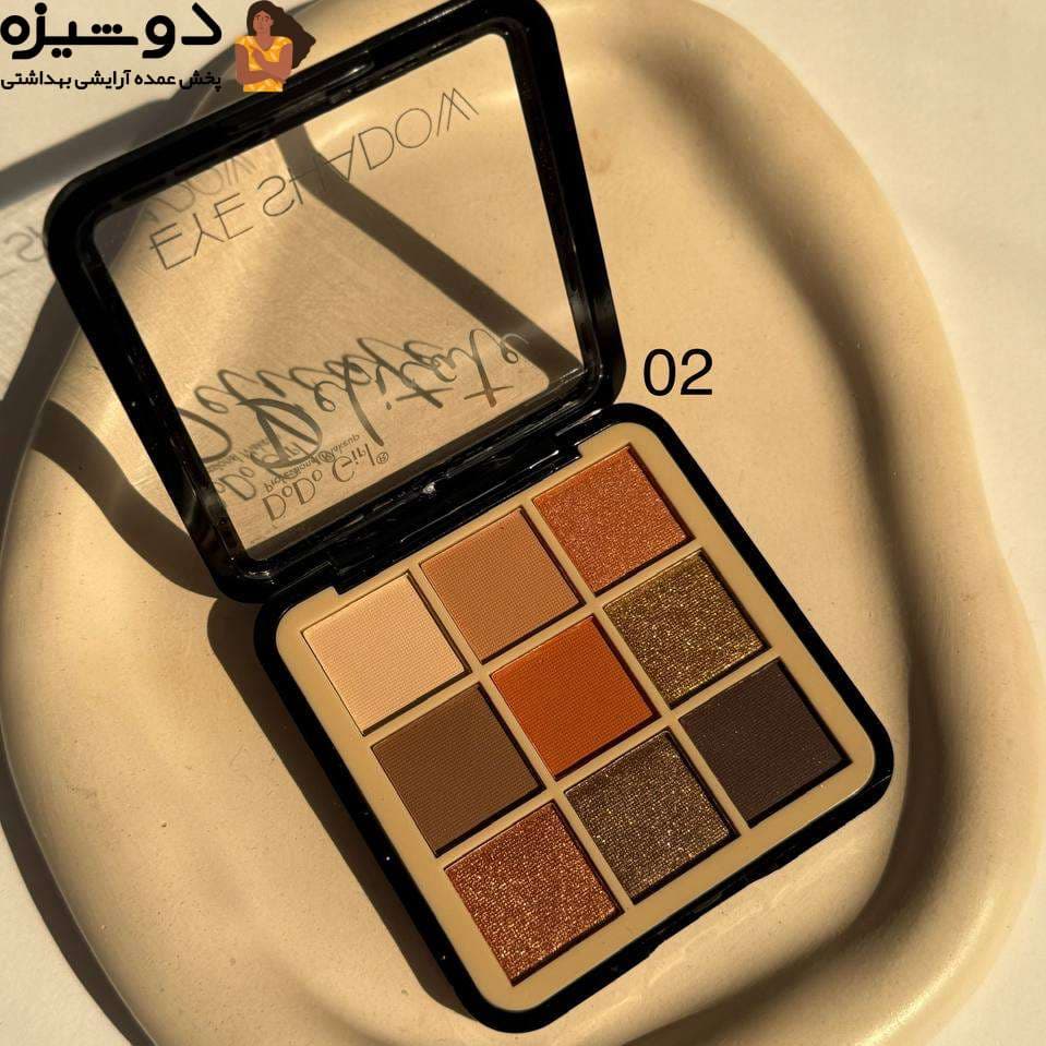 سایه چشم 3358 نه رنگ دودوگرل DoDo Girl — تصویر ۴