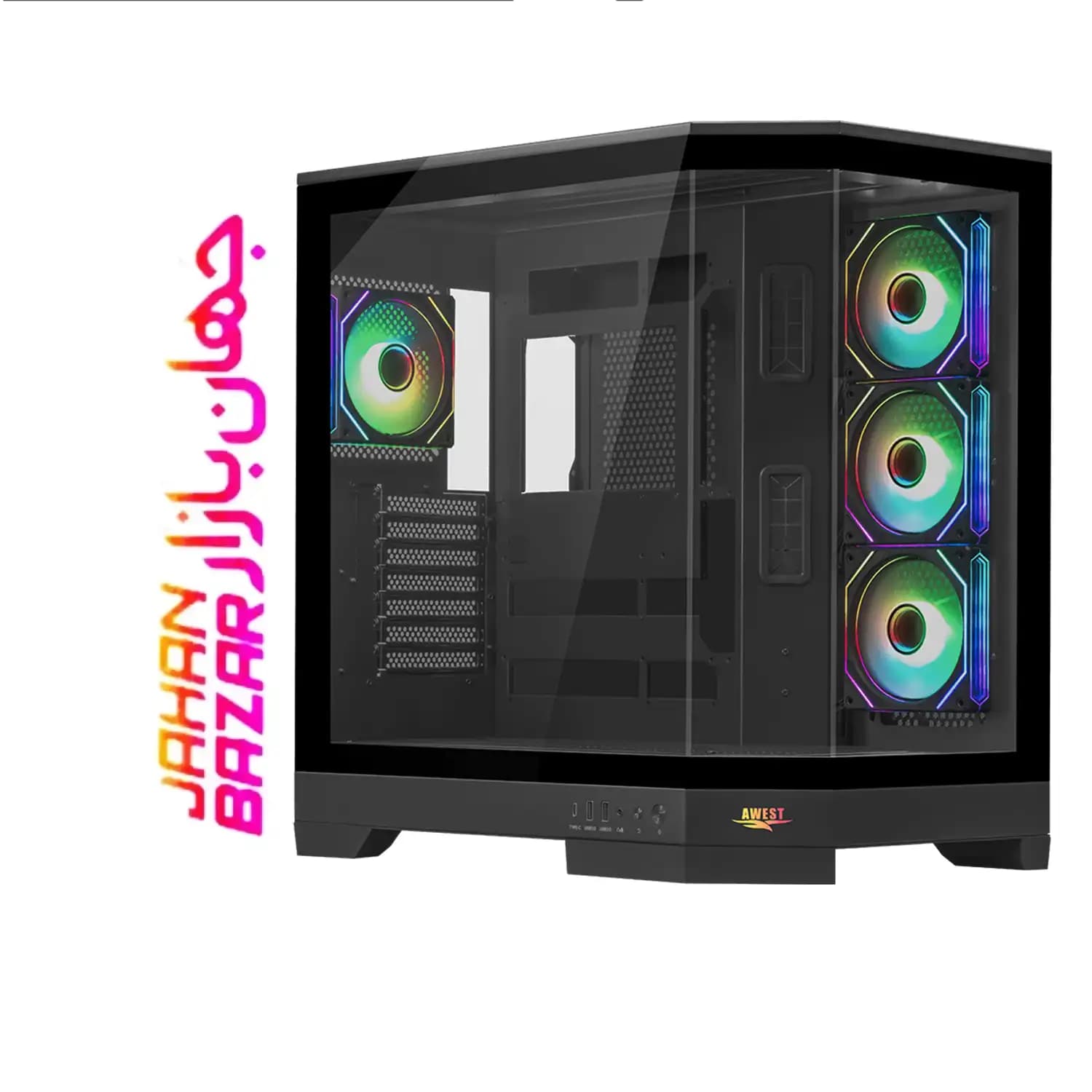 کیس گیمینگ اوست AWEST مدل GT-AQ1-MB
