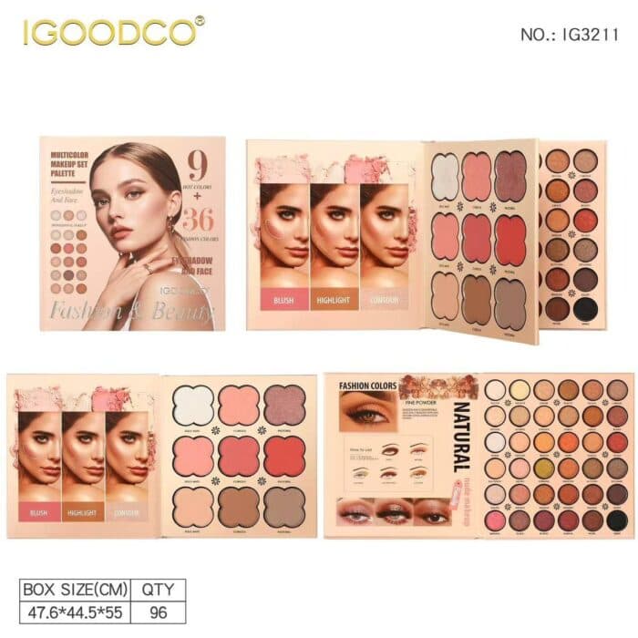 پالت سایه چشم 3211 آلبومی IGOODCO — تصویر ۲