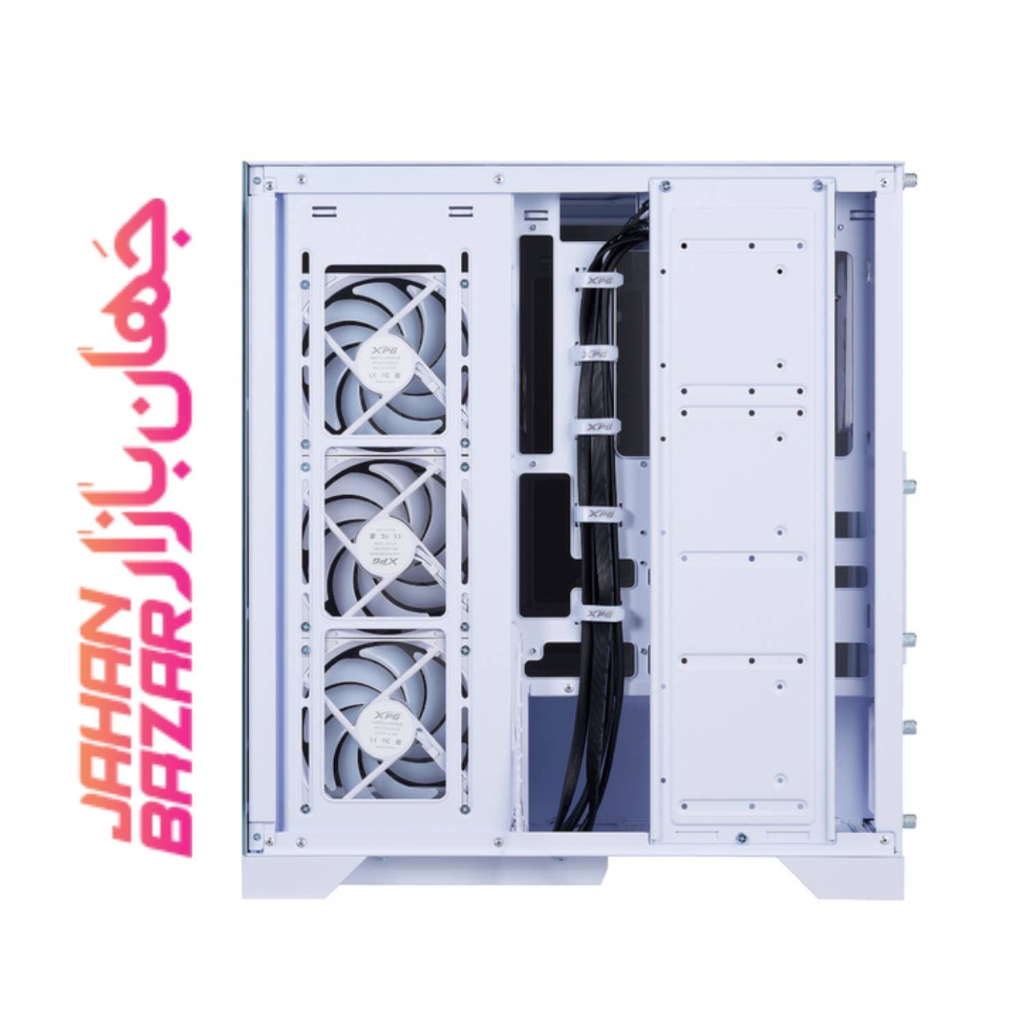 کیس گیمینگ ای دیتا مدل XPG Invader X BTF Mid Tower رنگ سفید — تصویر ۶