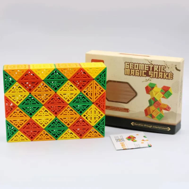 مکعب روبیک چی ای مدل ماری دی ان ای 48 قطعه کای وای QY Magic Snake DNA 48 pcs — تصویر ۴