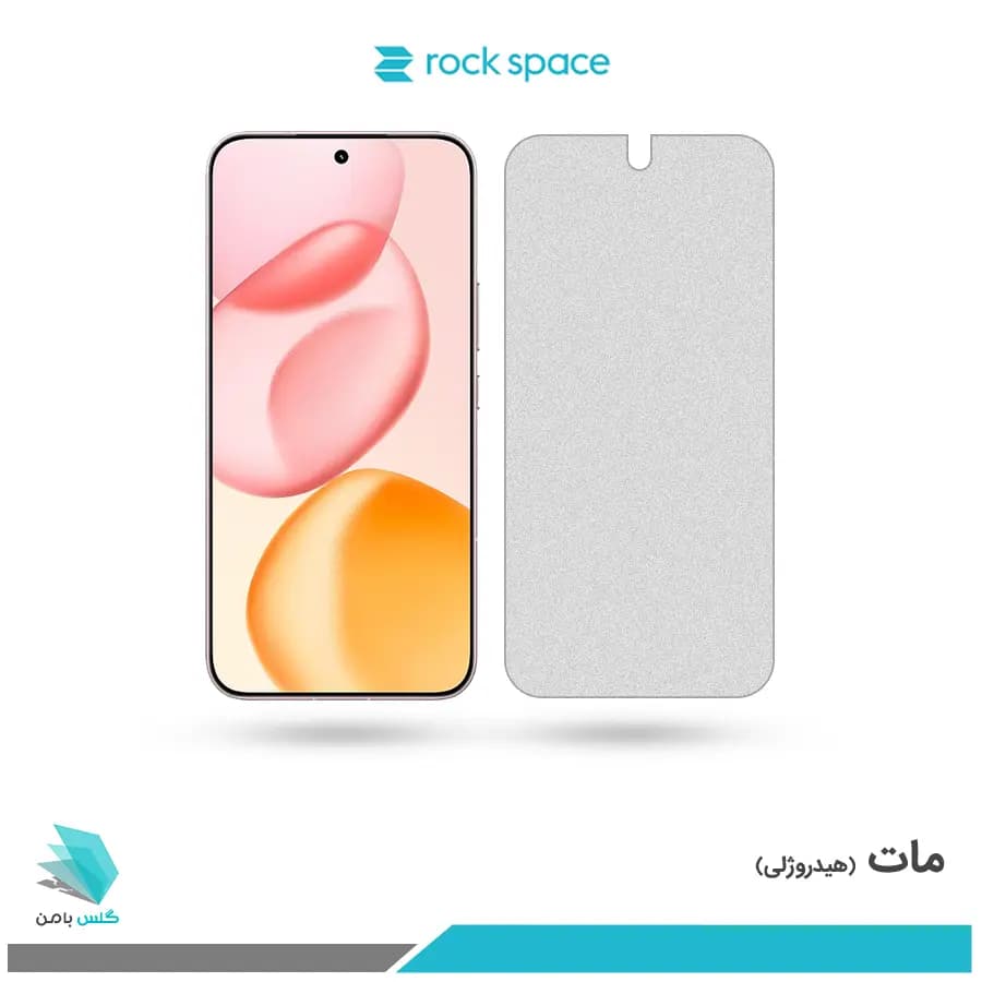 گلس هیدروژلی آنر 400 pro نسخه چین مات – برند راک اسپیس — تصویر ۳