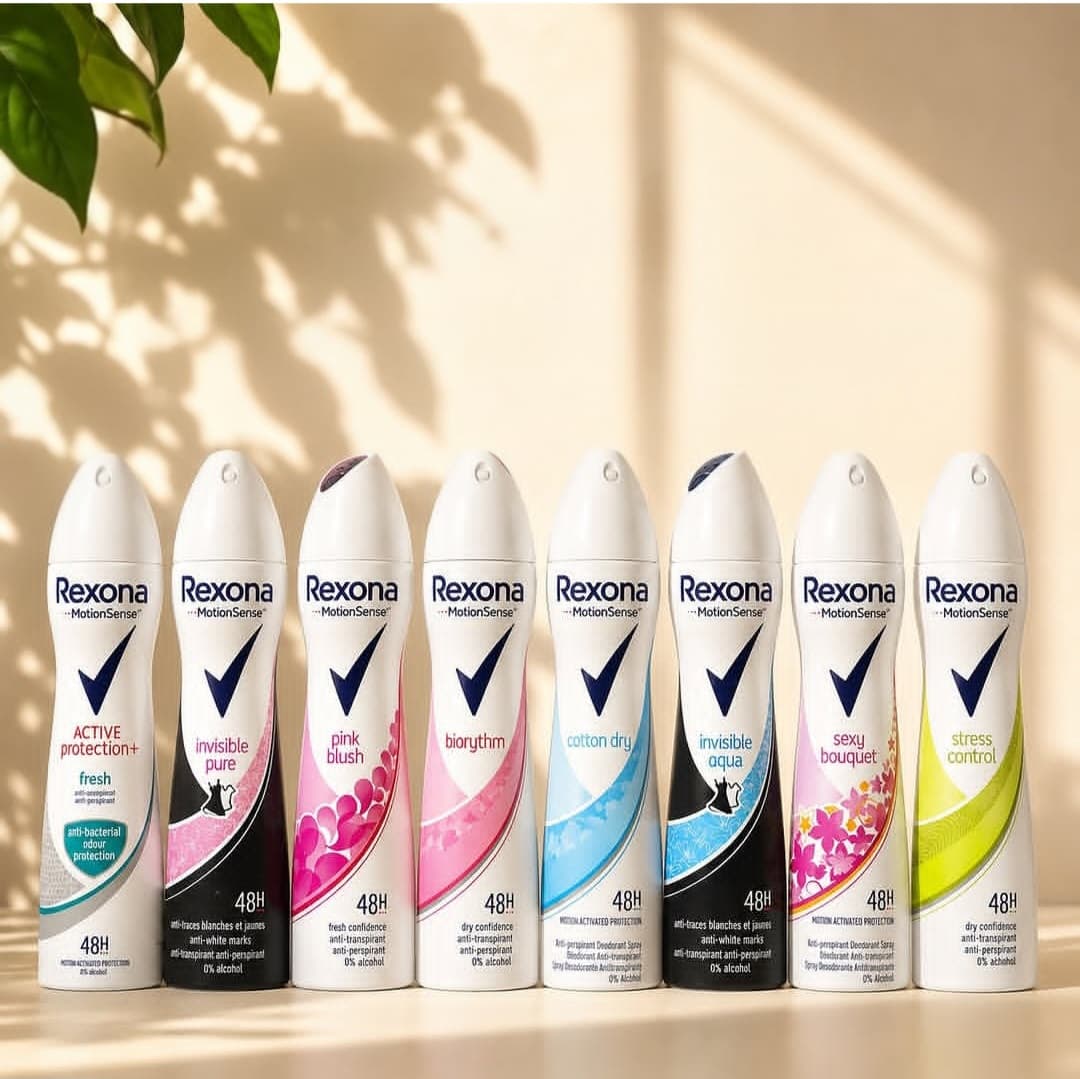 اسپری ضد تعریق زنانه رکسونا Rexona اصل ایتالیا | محافظت طولانیمدت در برابر تعریق ۲۰۰ میل — تصویر ۲