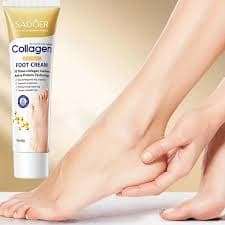 کرم ترک پا سادور Sadoer مدل کلاژن | نرمکننده و ترمیمکننده پوست خشک و ترکخورده 60 میل — تصویر ۲