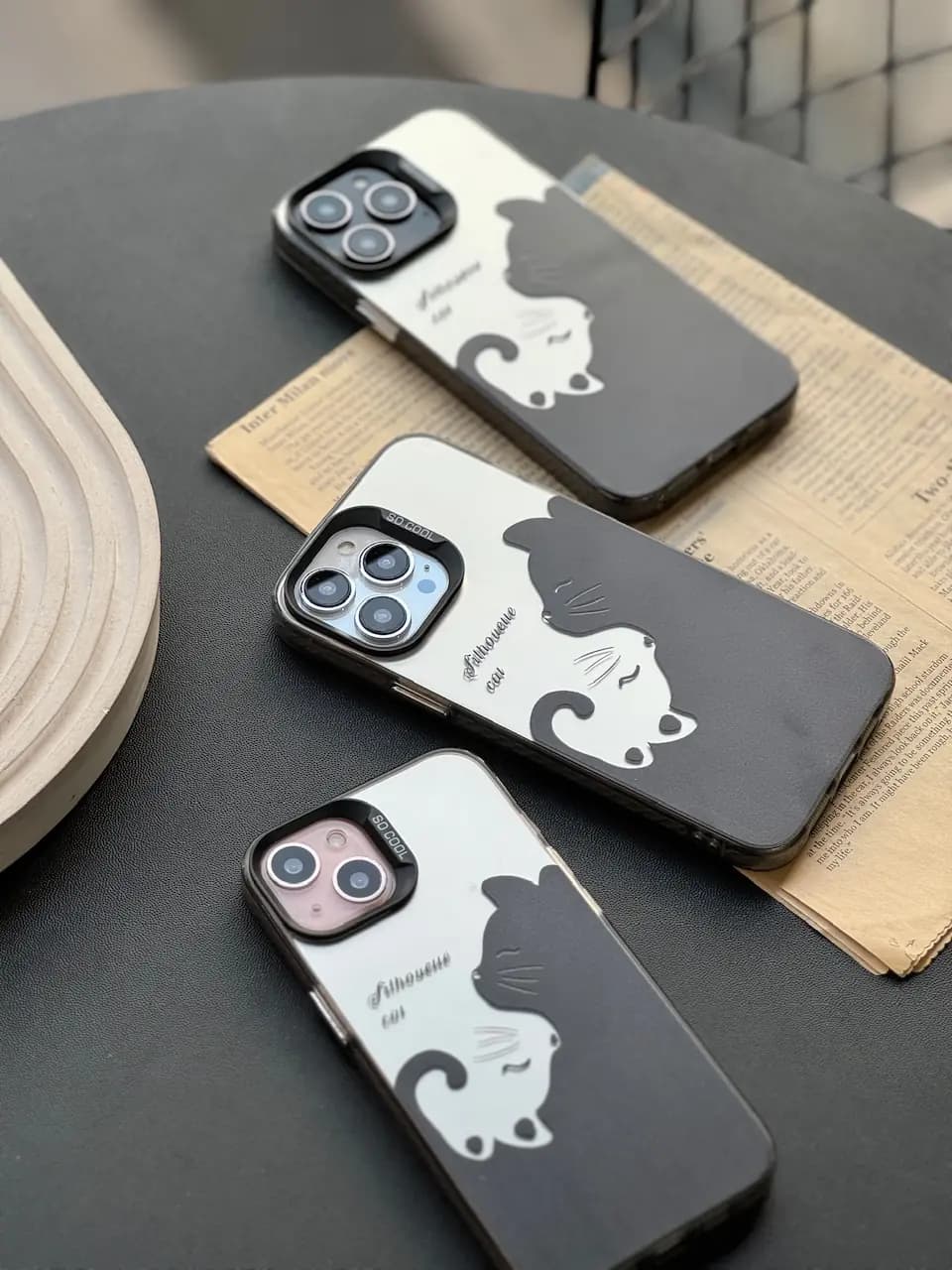 قاب Twin Cat آیفون ، سامسونگ ، شیائومی (کدC1621) — تصویر ۵