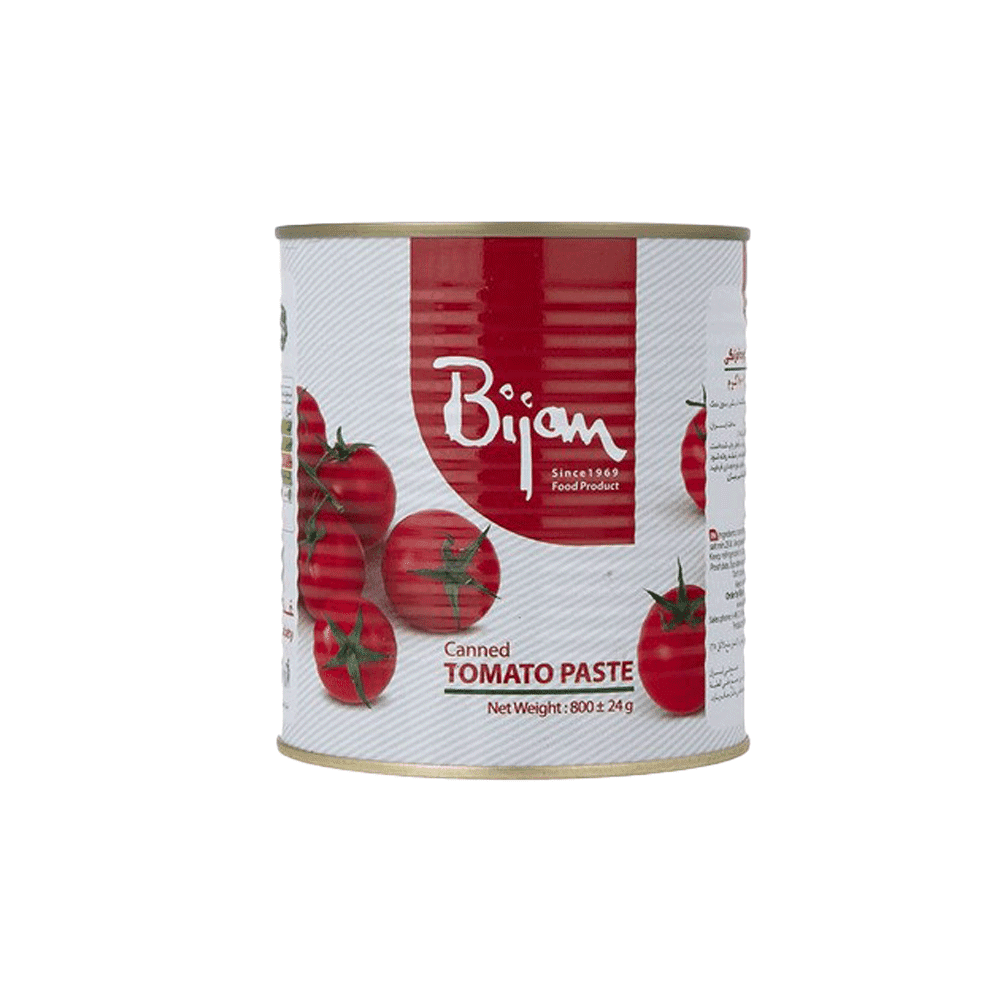 رب گوجه بیژن 800 گرمی قوطی کد 598
