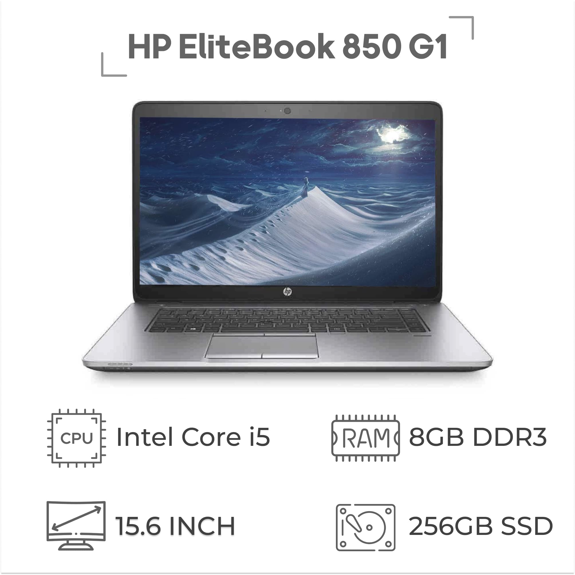 لپ تاپ استوک HP EliteBook 850 G1 پردازنده i5 نسل 4