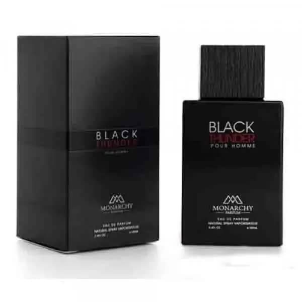 ادکلن مردانه مونارچی مدل Black Thunder(لالیک مشکی) حجم 100ml