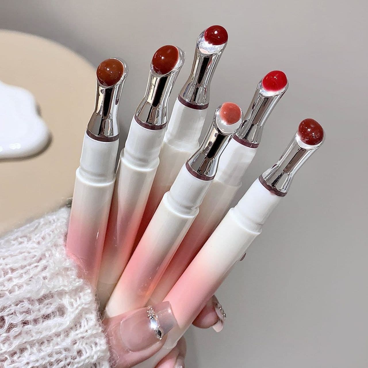 پلامپر لب رنگی اولیبولا با سر فلزی (رژلب مایع حجم دهنده )Lip Plumper — تصویر ۶