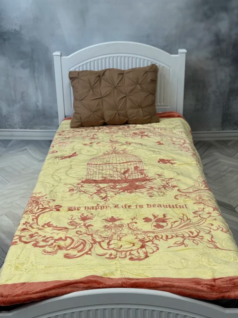 پتو ژله ای یک نفره سروین طرح قفس — تصویر ۲