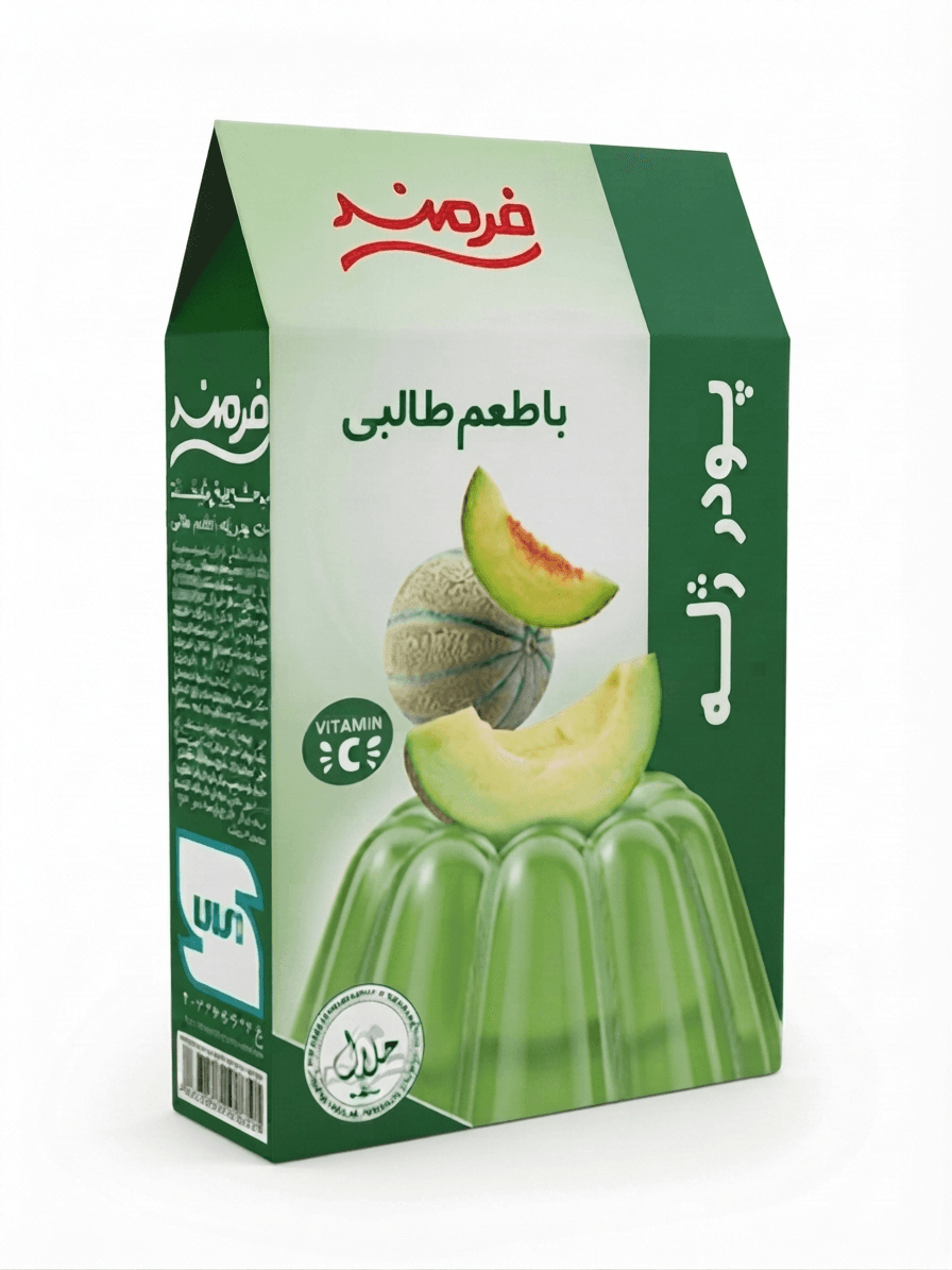 پودر ژله فرمند طعم طالبی 100گرمی کد 531