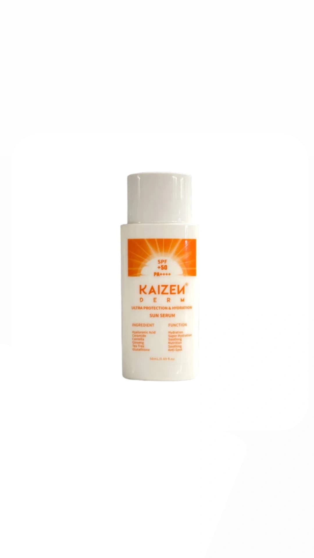 سرم ضد آفتاب و آبرسان SPF50 کایزن درم 50ml Kaizen Derm