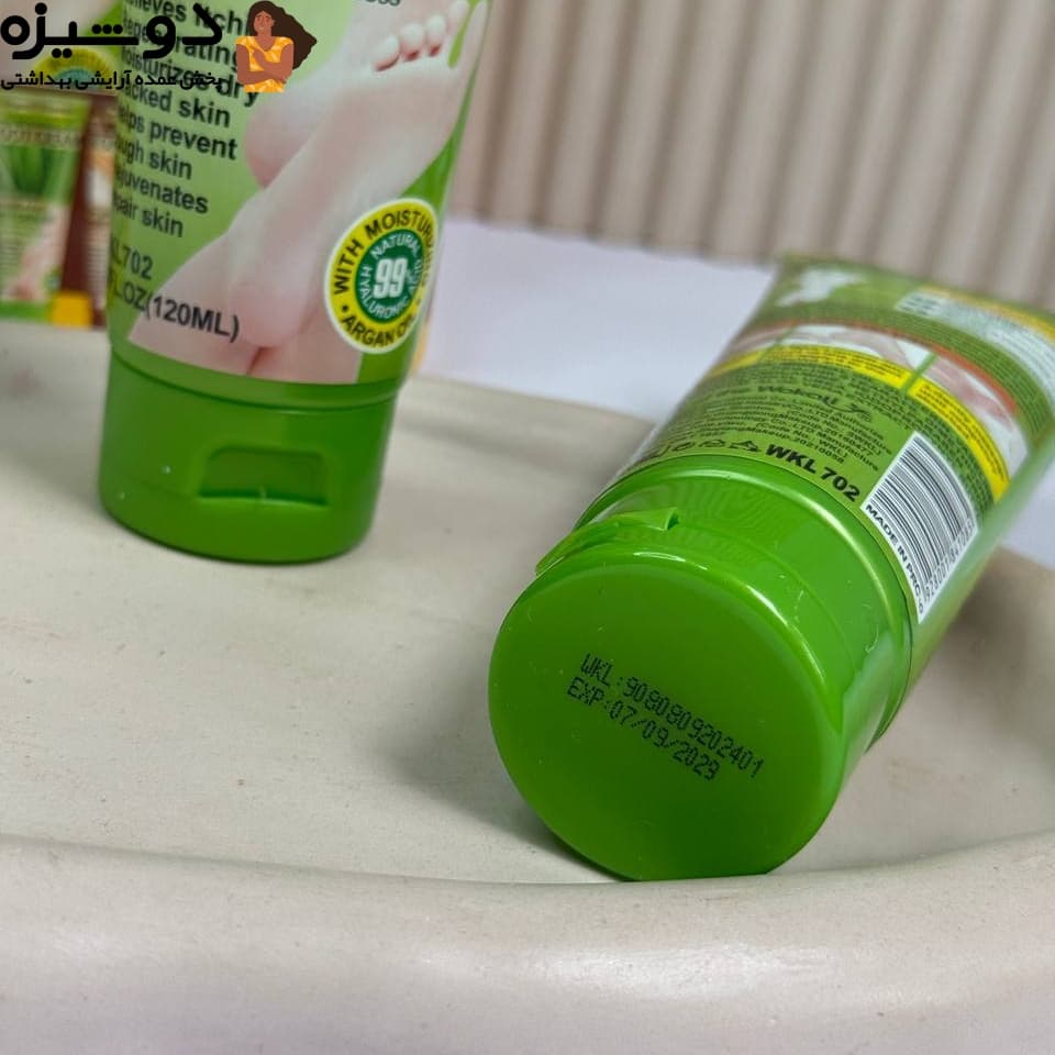 کرم رفع خشکی و ترک پا آلوئه ورا WOKALI — تصویر ۶