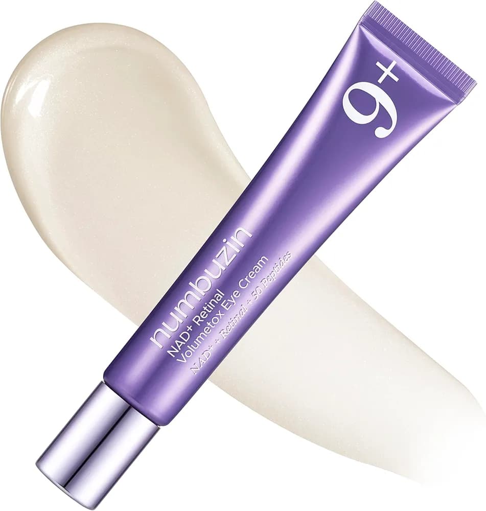 کرم دور چشم NAD + رتینال و 50 پپتاید شماره 9+ نامبوزین Numbuzin No.9 NAD+ Retinol Volumetox Eye Cream حجم 20ml(ضمانت اصالت) — تصویر ۶