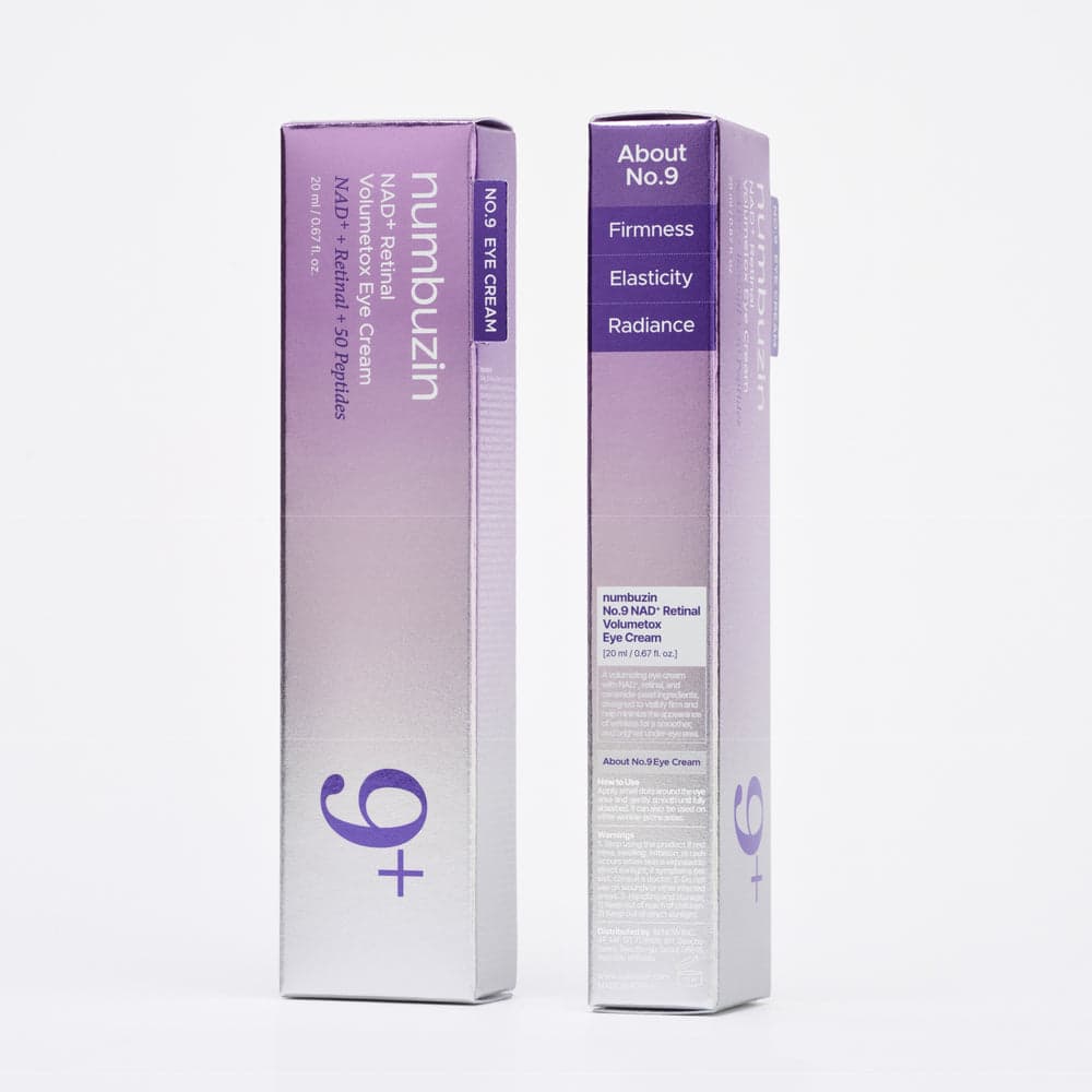 کرم دور چشم NAD + رتینال و 50 پپتاید شماره 9+ نامبوزین Numbuzin No.9 NAD+ Retinol Volumetox Eye Cream حجم 20ml(ضمانت اصالت) — تصویر ۲