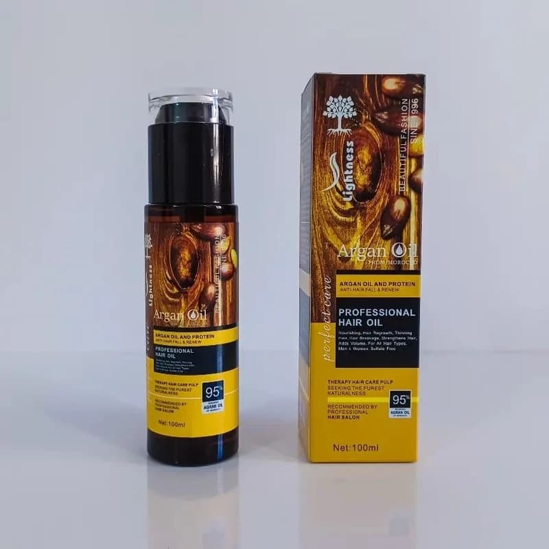 روغن مو آرگان 100میل لایتنس (Lightness Argan Hair Oil 100ml) — تصویر ۴