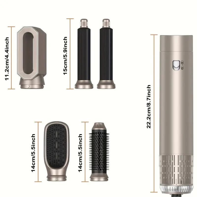 سشوار حرفه ای 1000 وات مدل UKLISS- 5IN1 — تصویر ۸